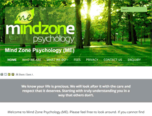 Tablet Screenshot of mindzone.com.au